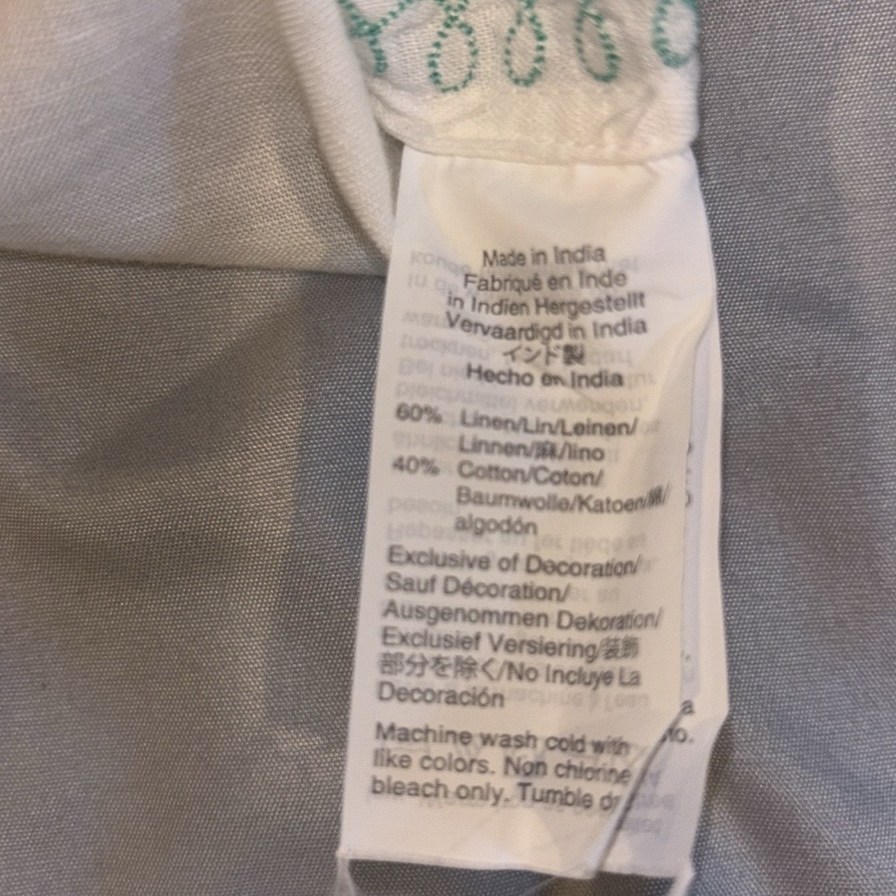 JCrew White Embroidered Swim Cover-Up - Picture 11 of 13